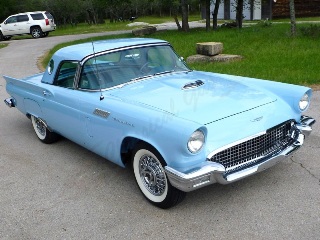 Right front 1957 Ford Thunderbird E-Code