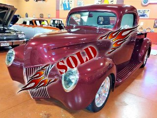 Left front 1940 Ford Custom Pickup