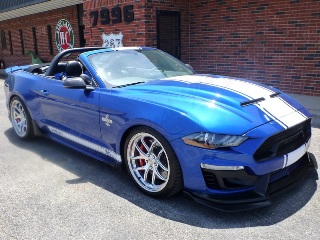 Right front 2018 Ford Mustang GT Shelby Super Snake Convertible