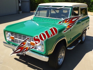 Left front 1969 Ford Bronco