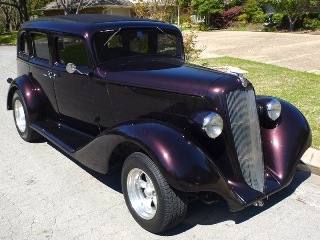 Right front 1935 Graham Paige Model 73 Sedan