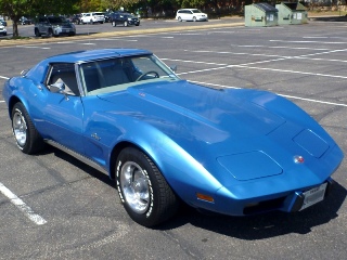 right front 1976 Chevrolet Corvette